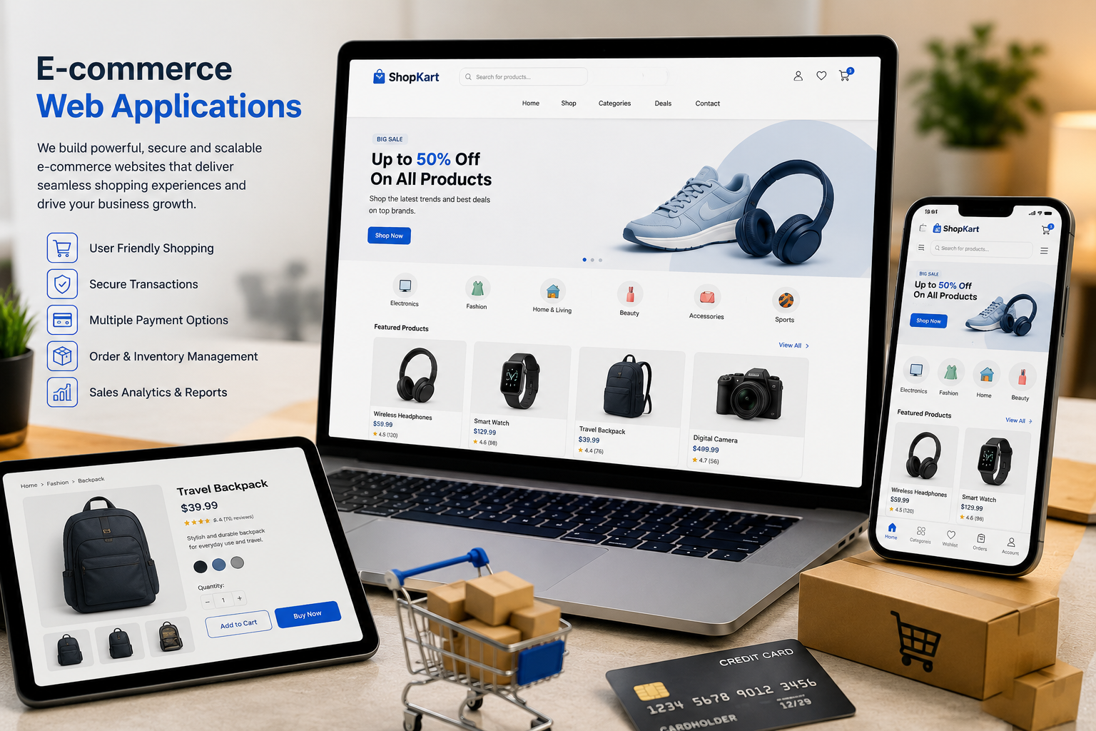 best e-commerce web application development in delhi ncr