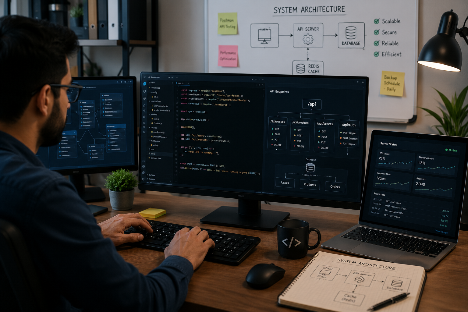 back-end development in faridabad